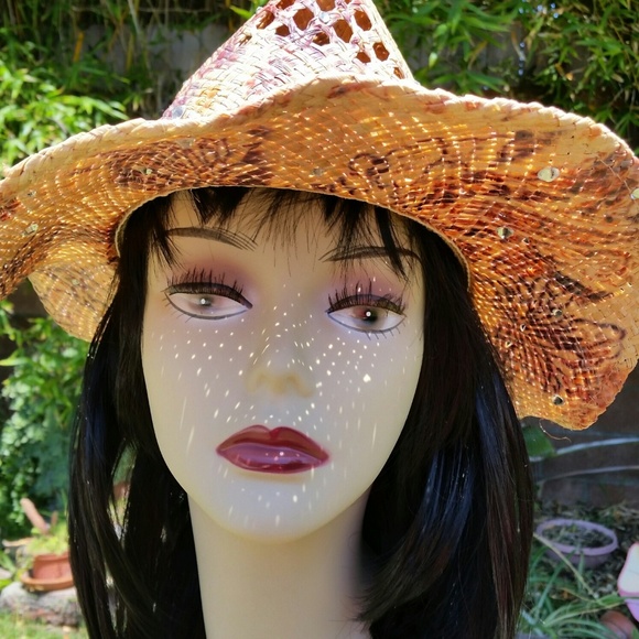Swarovski Crystal Elegant Raffia Hat for Summer Style main image 5